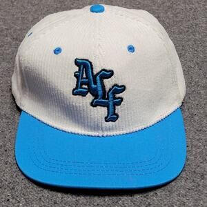 Assholes*s Live Forever Hat Baseball Cap Mens White Blue Corduroy ALF Snapback